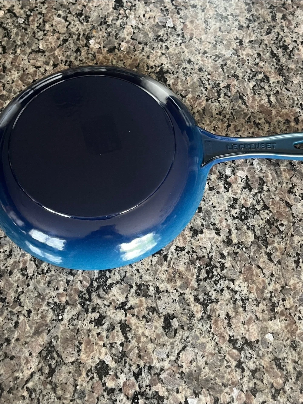 NIB Authentic Le Creuset Enameled Cast Iron Pan 9.75” - Agave